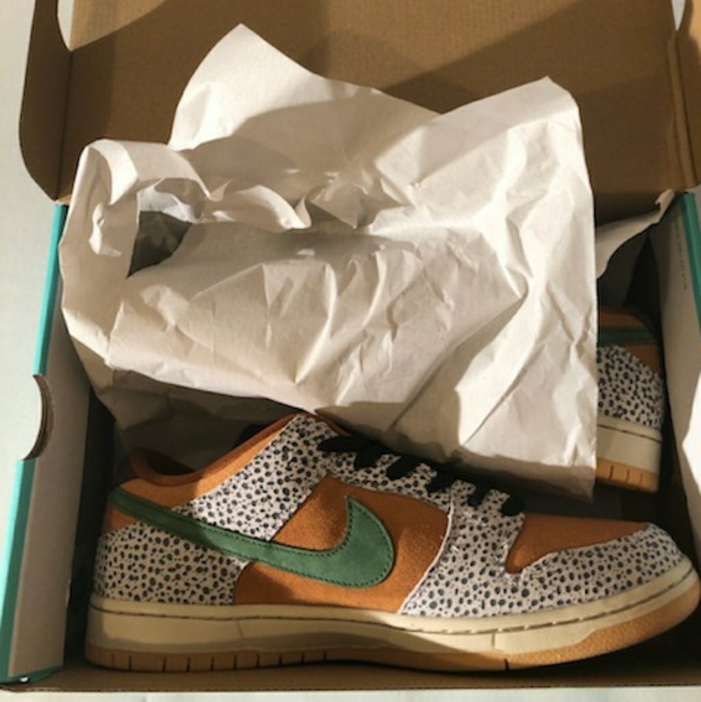 Nike sb dunks safari sz 11 100% authentic GUARANTE